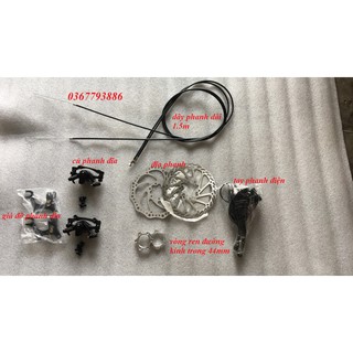 Combo phụ kiện chế phanh đĩa cho xe thể thao, xe địa hình, xe đạp...