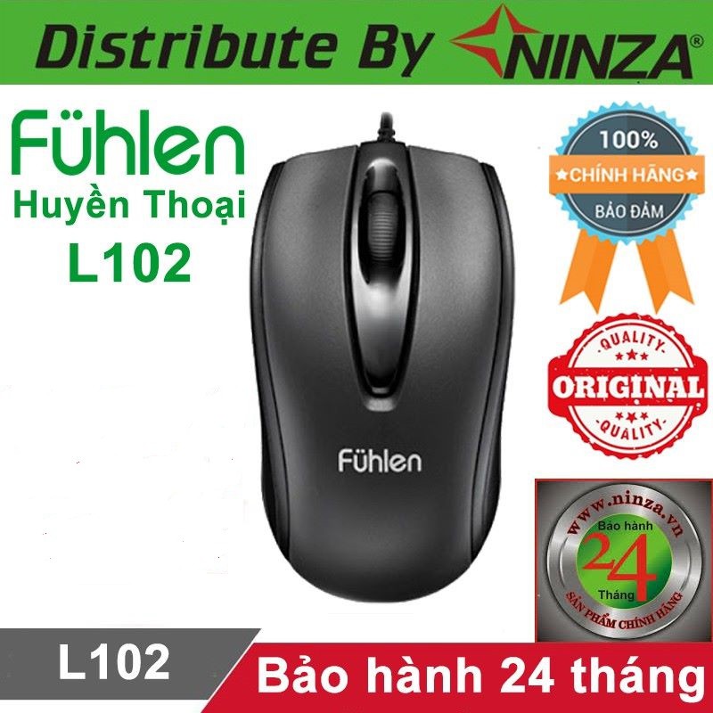 ⚡️CHính Hãng⚡️ CHUỘT FUHLEN L102 / Chuột máy tính Fuhlen L102 chính hãng ninza phân phối