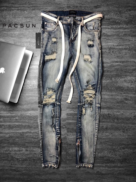 Quần jeans hàng đẹp có khóa zips