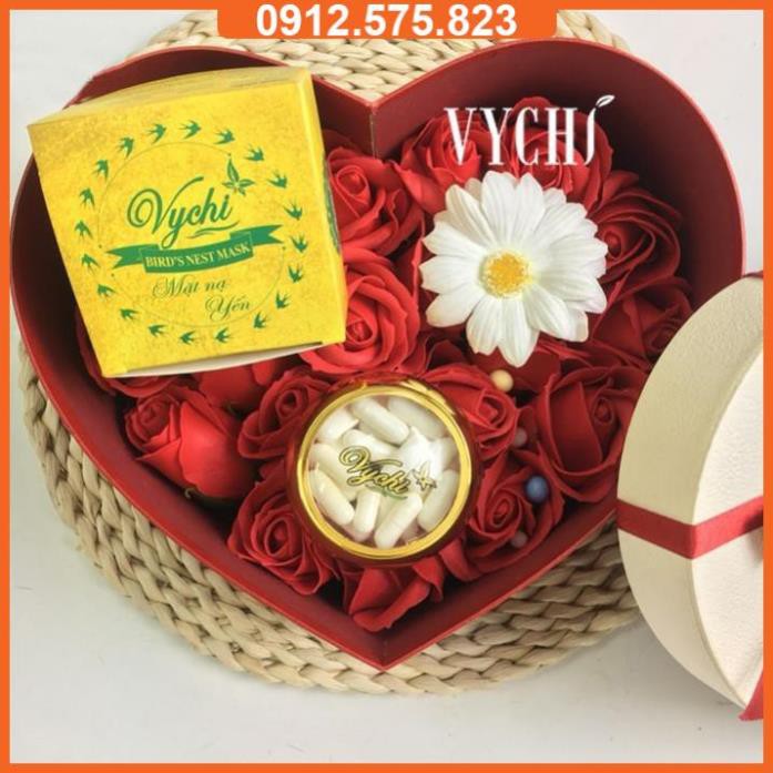 [FREESHIP_TOÀN QUỐC] Mặt nạ yến Vychi - Mặt nạ trắng da,mặt nạ cho mọi loại da, mờ thâm, chống lão hoá