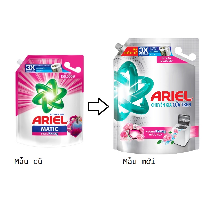 Nước Giặt ARIEL Nắng Mai 4.1kg/ Hương Downy 3.9KG