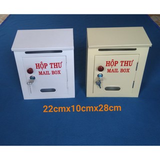 Hộp thư báo, hộp thư góp ý màu ( trắng+ kem)