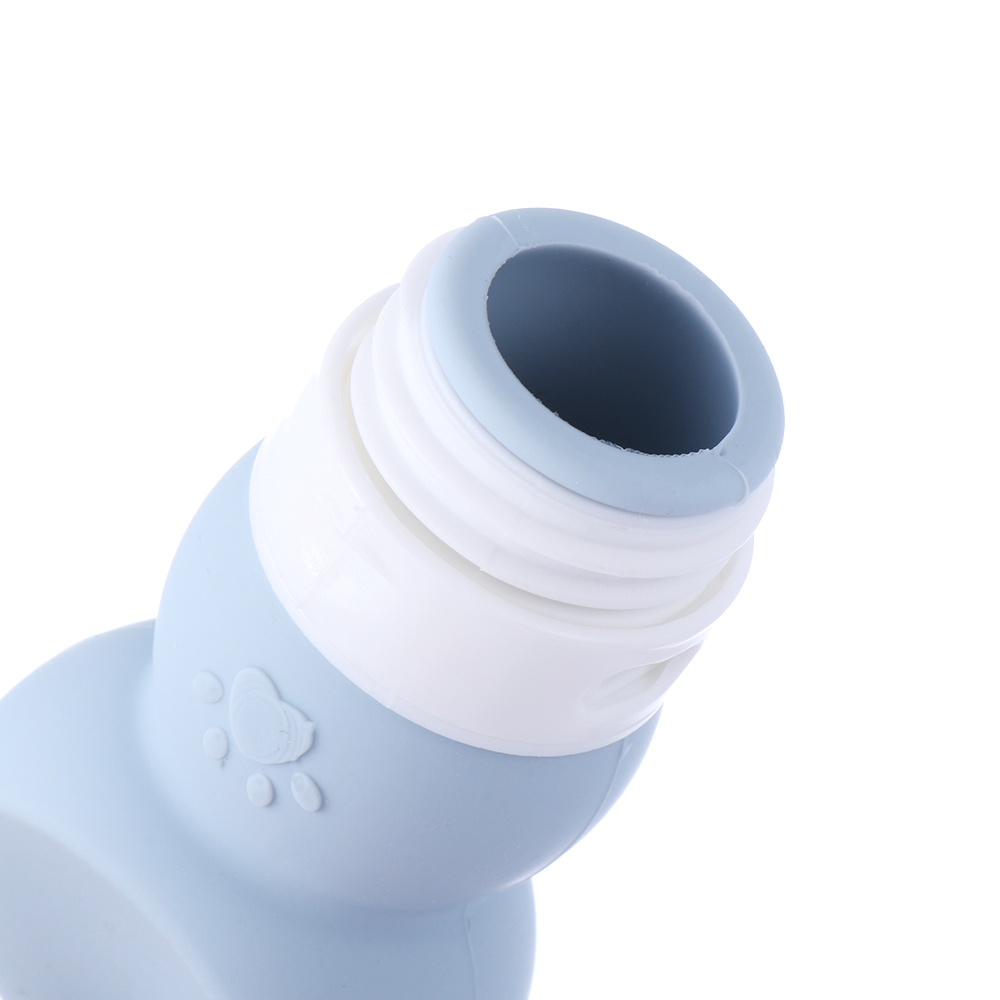 Lọ Rỗng Đựng Dầu Gội/Mỹ Phẩm Bằng Silicon Họa Tiết Hoạt Hình Dễ Thương