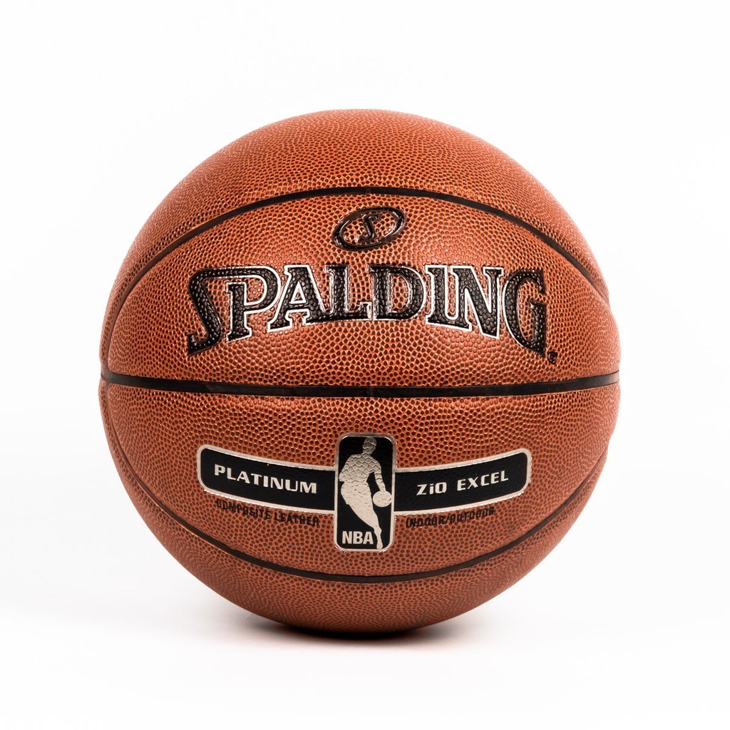 Bóng rổ Spalding NBA Platium ZO Excel Indoor/Outdoor Size 7 + Tặng bộ kim bơm bóng và lưới đựng bóng