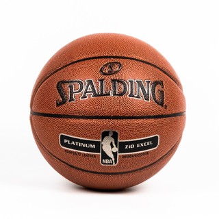 Bóng rổ Spalding NBA Platium ZiO Excel Indoor/Outdoor Size 7 da tổng hợp phù hợp với các mặt sân trong nhà và ngoài trời
