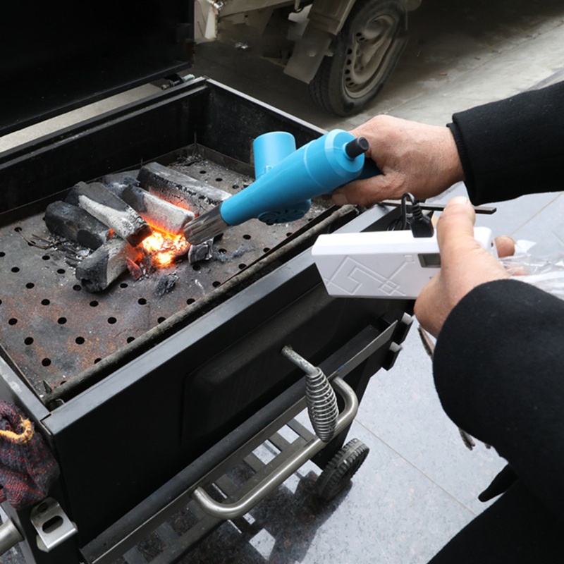 Quạt Thổi Khí Nướng BBQ Cầm Tay Sạc Cổng USB