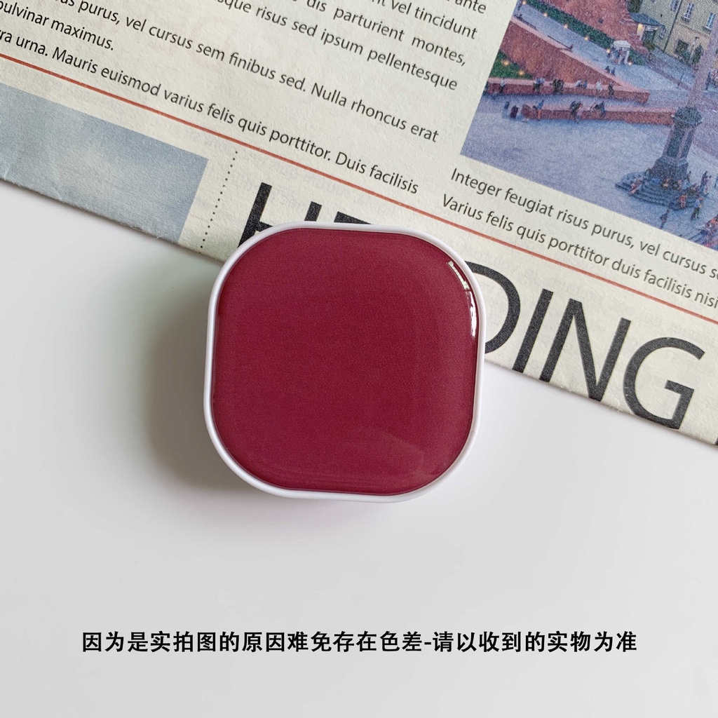 Giá Đỡ Điện Thoại Di Động Bằng Epoxy Màu Trơn Phong Cách Hàn Quốc Sáng Tạo