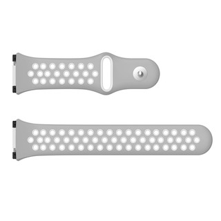Dây đeo silicon 2 màu cho đồng hồ thông minh Fitbit Ionic