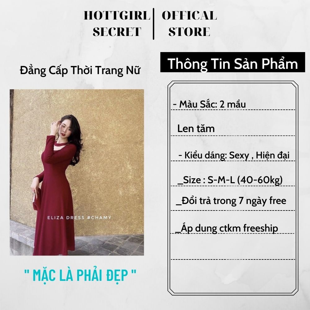 Váy body len Noel thiết kế Quyến rũ thu hút mọi ánh nhìn của Hottgirl Secret VBD0002 | BigBuy360 - bigbuy360.vn