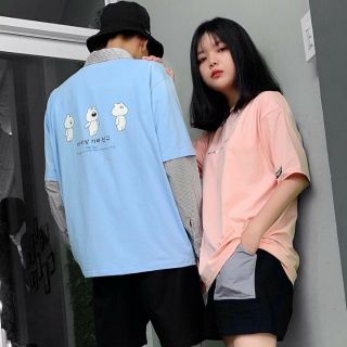 Áo thun tay lở tee 3 regod con gấu no more fake friend