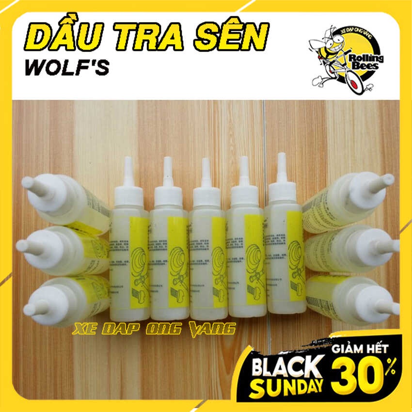 Dầu tra xích xe đạp WOLF'S Hàng Chính Hãng