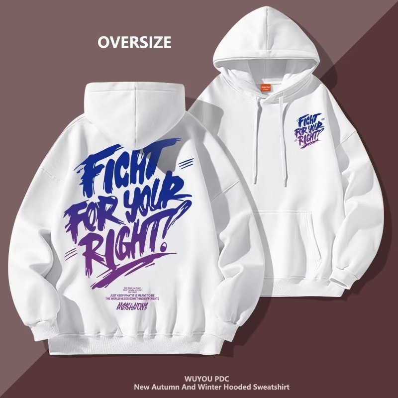 Áo hoodie nỉ bông unisex form rộng FFYR H11