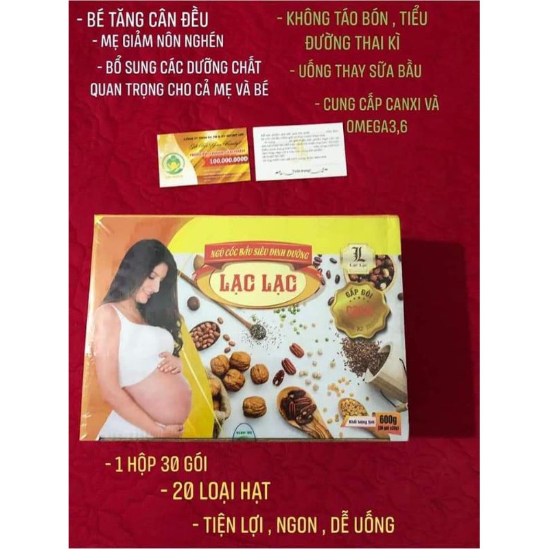 (15gói )Ngũ cốc bà bầu lạc lạc