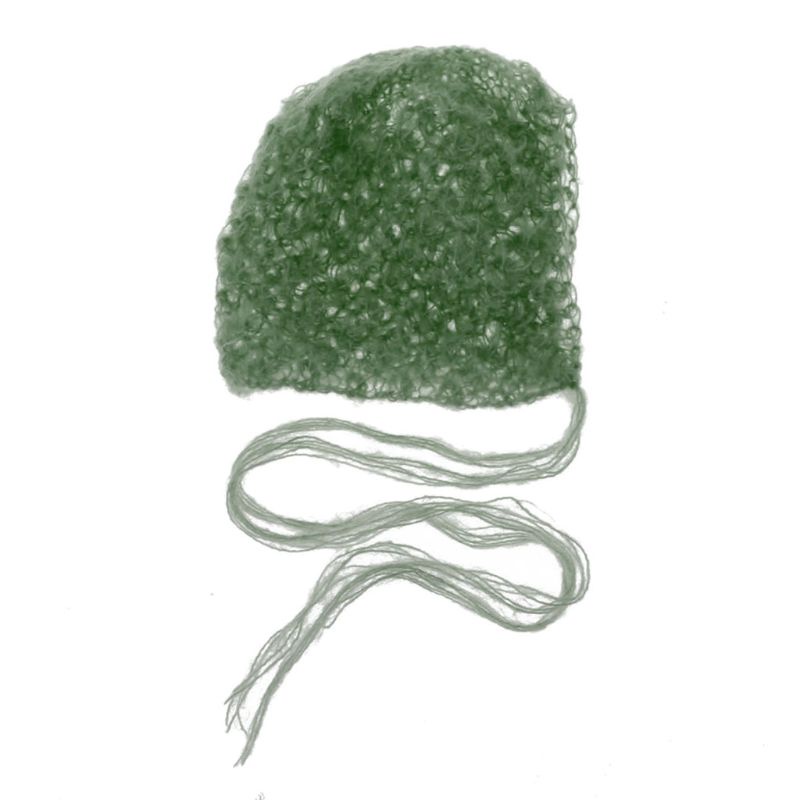Mũ Bonnet Đan Tay Dùng Làm Đạo Cụ Chụp Ảnh Cho Bé Sơ Sinh