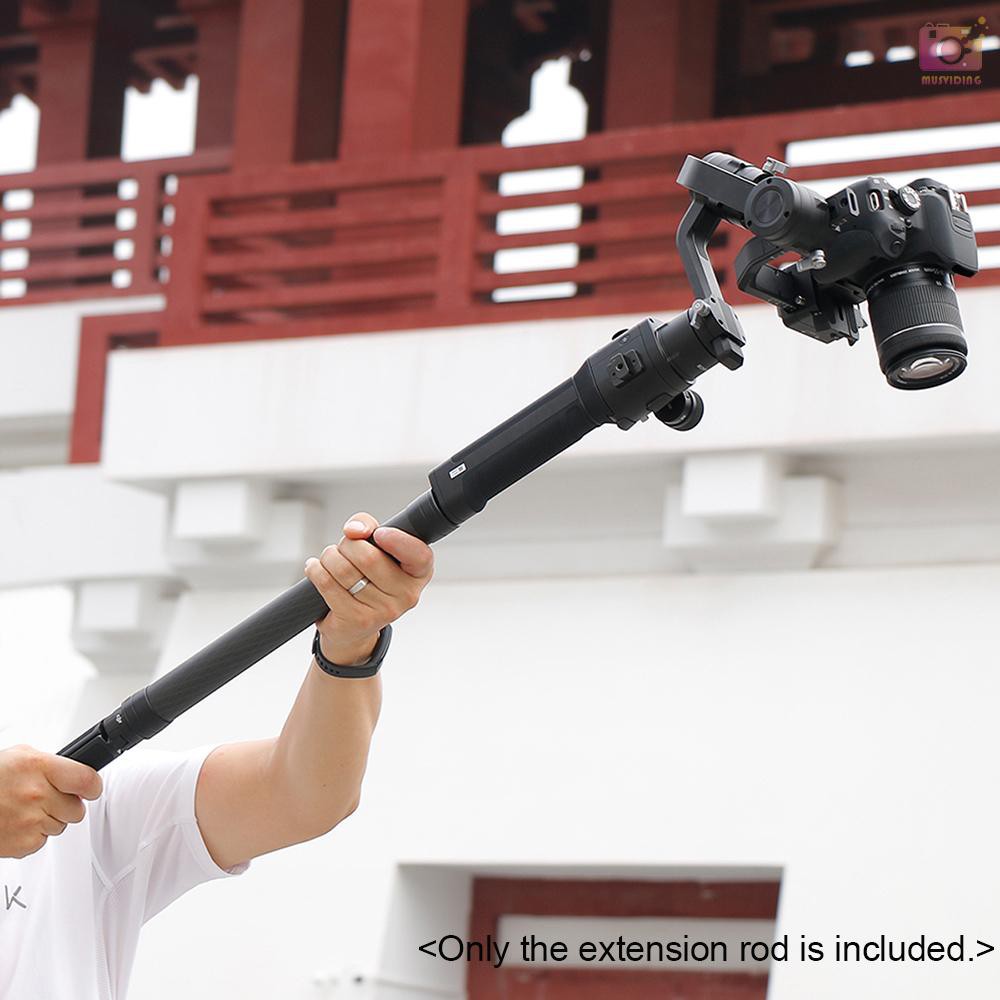 Thanh Nối Dài Bằng Sợi Carbon Kèm Vít 1 / 4 Inch 35cm Cho Dji Ronin 2 / 3 Feiyu Ak4000 / Ak2000 Moza Air 2