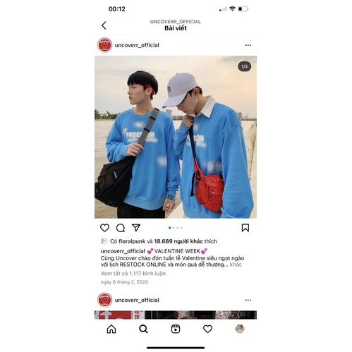 Pass áo Uncover sz M