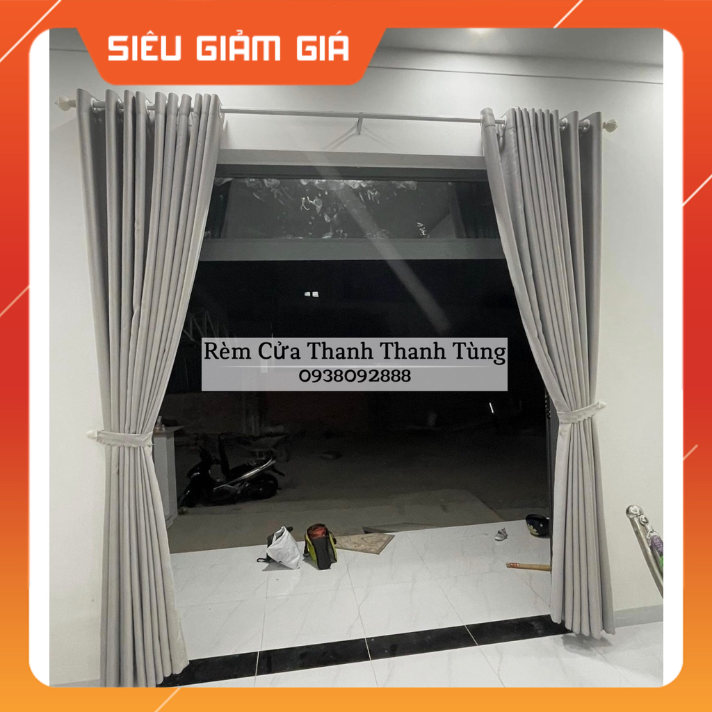 Rèm cửa, màn cửa gấm chống nắng cao cấp, cản sáng, may theo yêu cầu