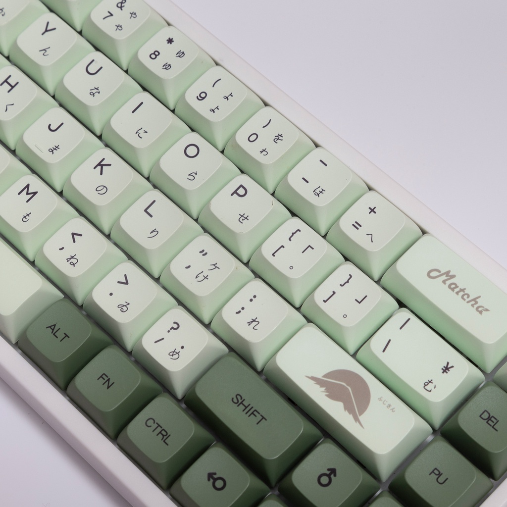 Bộ Keycap Matcha 124 Phím Profile XDA chất liệu PBT in Dye Sub dành cho bàn phím cơ
