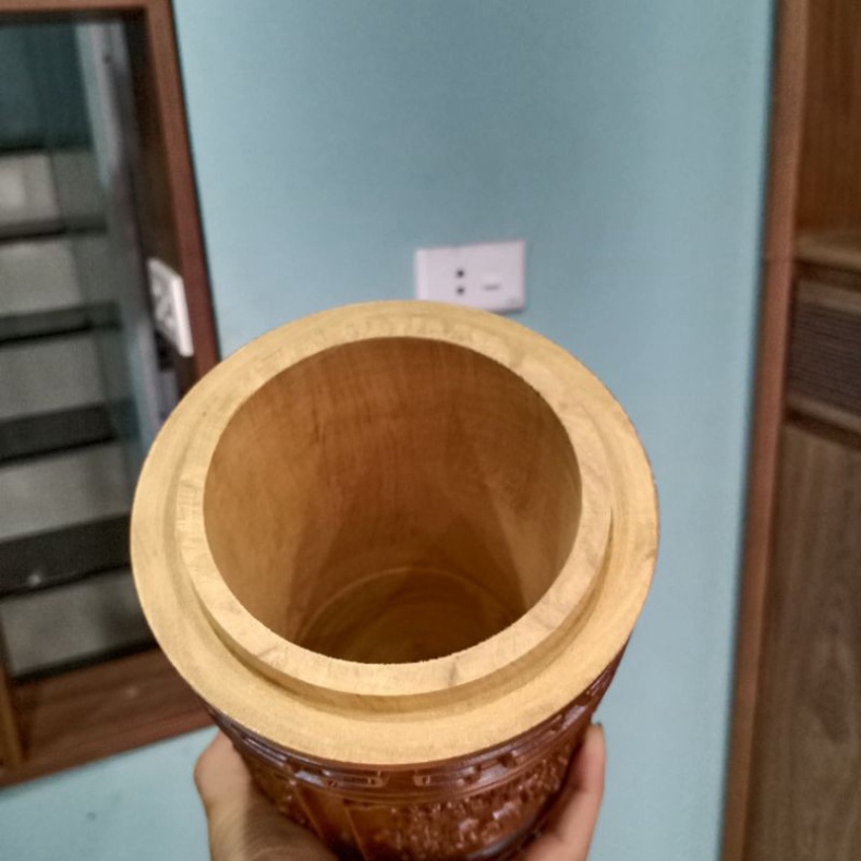 Hộp đựng chè đục tứ quí gỗ