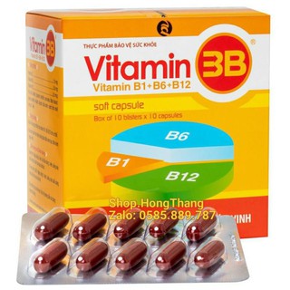 Bồi bổ cơ thể Vitamin 3b hộp 100v
