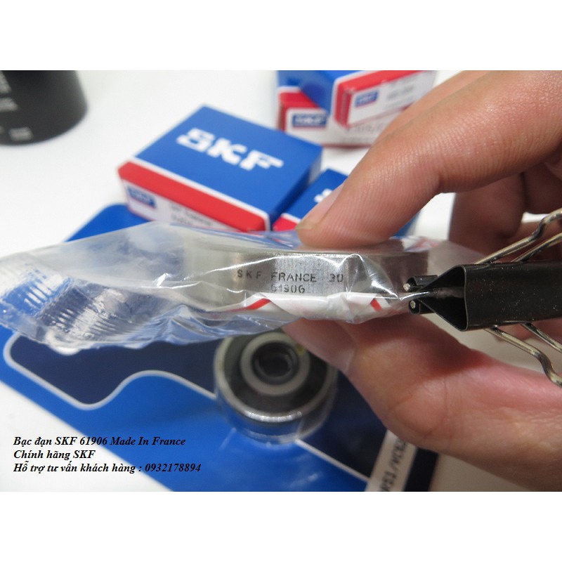 Bạc đạn máy SKF Honda Dream 100 , dên bi sứ Enduro SKF