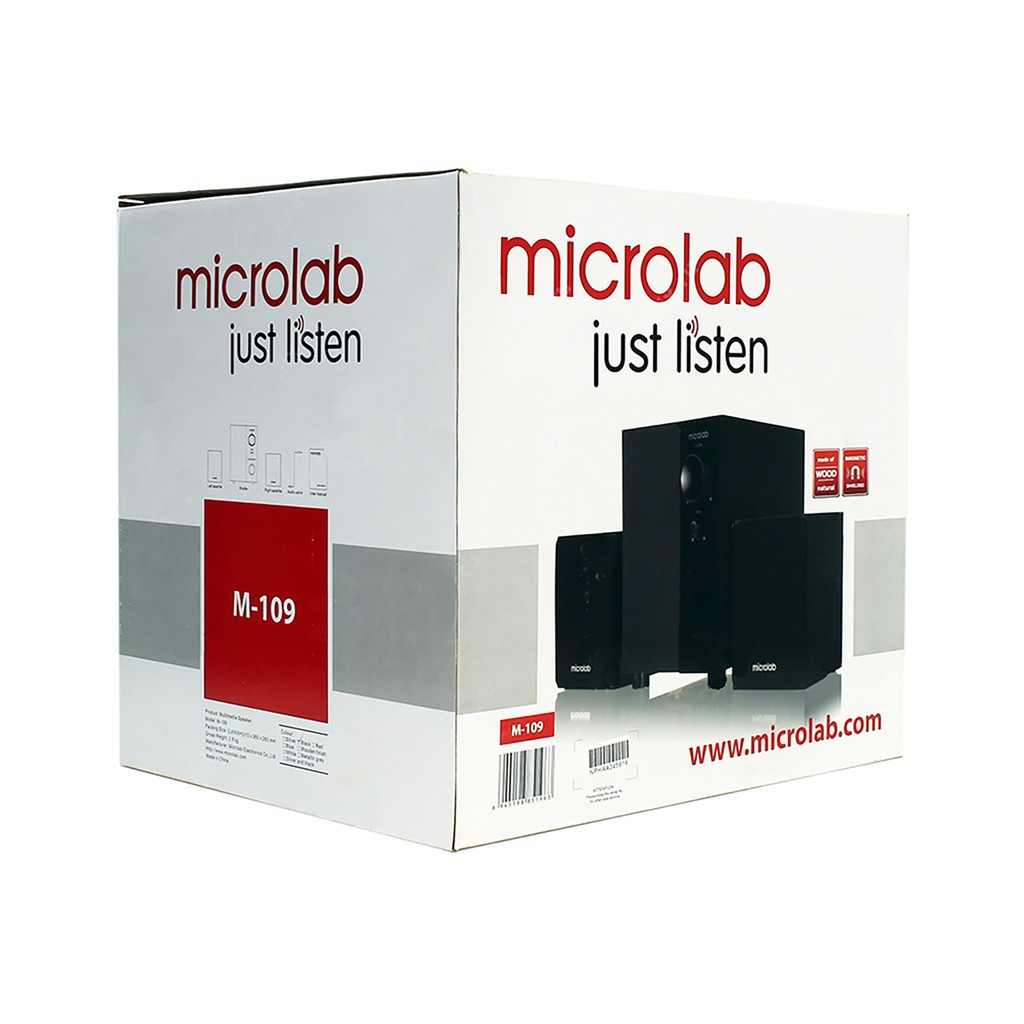 Loa nghe nhạc Microlab M109 (2.1) chính hãng 100%