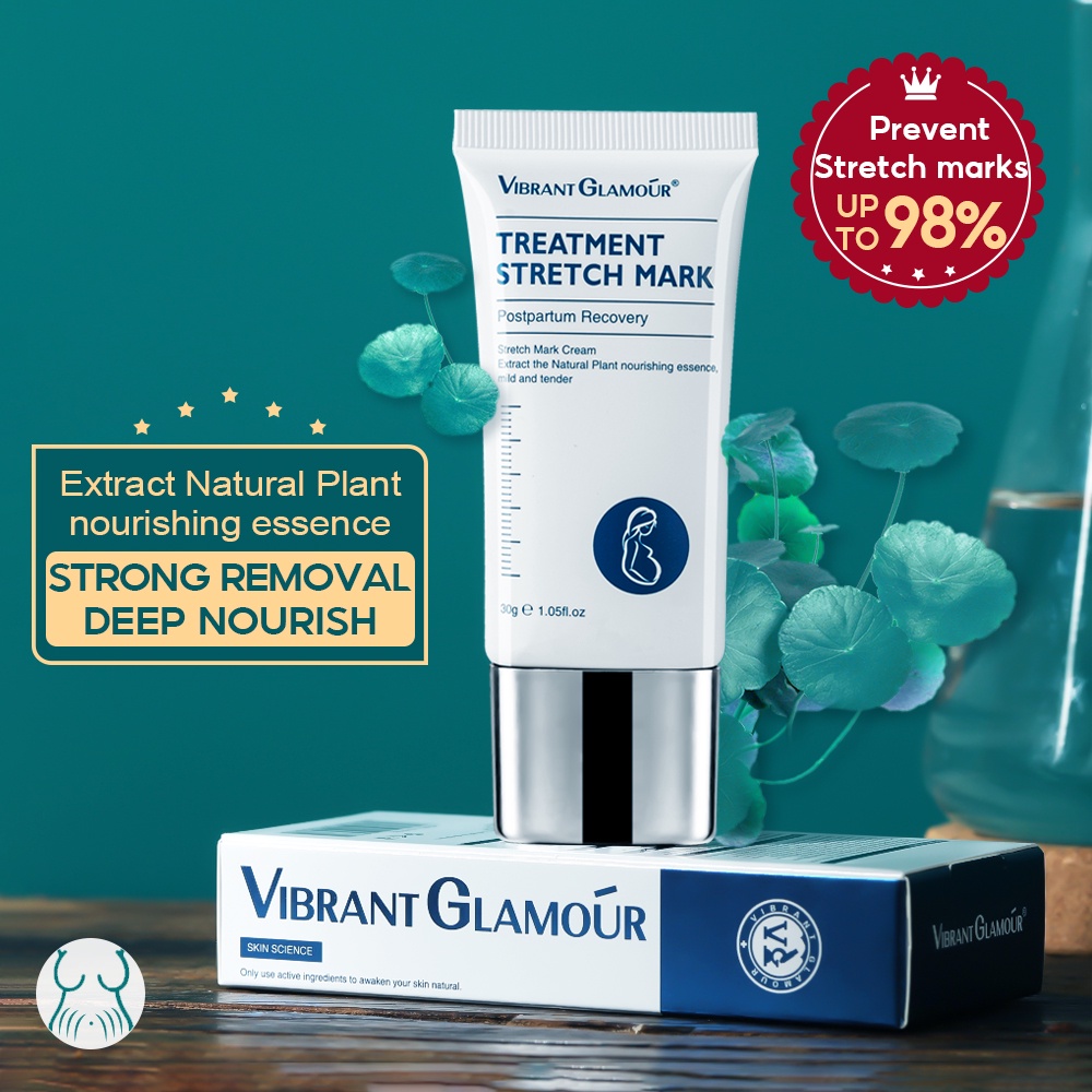 Kem Hỗ Trợ Giảm Sẹo Sau Khi Sinh VIBRANT GLAMOUR Làm Trắng Và Săn Chắc Mịn Mượt Chống Lão Hóa 30g