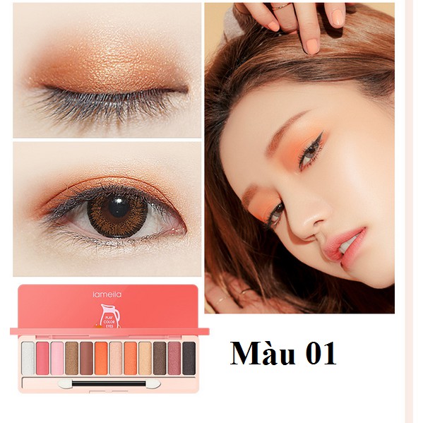 B4 Bảng phấn mắt 12 ô màu Lameila 1111 Play Color Eyes