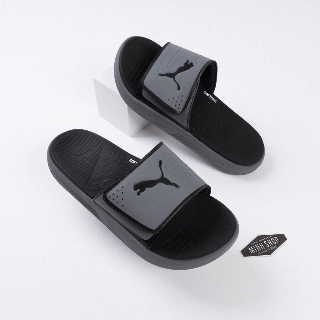 Dép Puma_Softride 'Black Steel Grey' - 10664