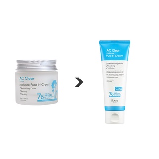 [Hàng có sẵn] Kem Dưỡng Ẩm Da Dầu và Mụn THE PLANT BASE AC Clear Moisture Pure N Cream 55ml/100ml (mẫu mới)