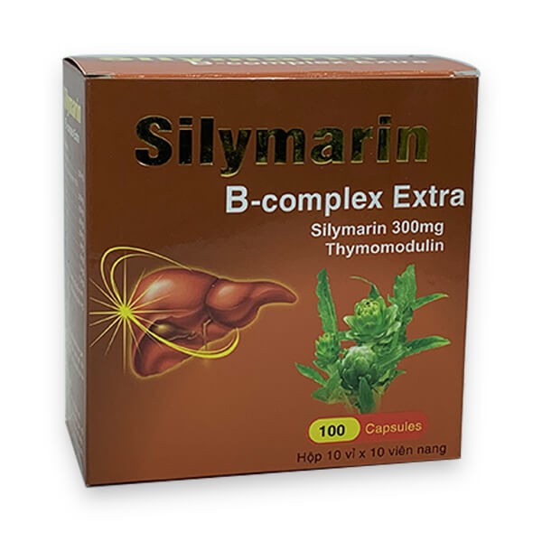 Silymarin B-Complex Extra -  Hỗ trợ tăng cường chức năng gan, mát gan, bổ gan, giảm viêm gan (100 viên)