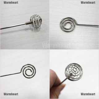 Warmheart Stainless Steel Honey Dipper Swizzle Spoon Stick Egg Beater Mixing Whisk Tool