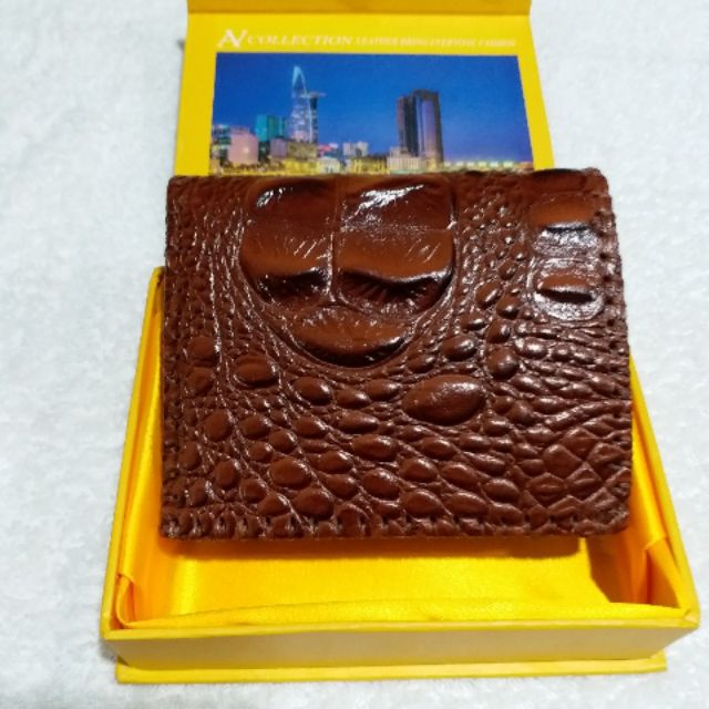 Bóp ví thái lan, da bò thật 100% (nguyên hộp)