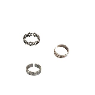 Set 3 nhẫn cá tính NC12 Maycorner