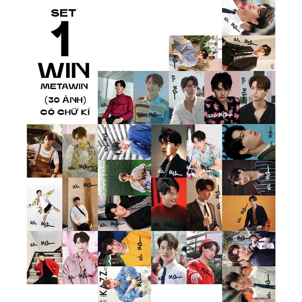 30 ảnh có chữ kí Krist/Singto/Tay/New/Off/Gun/Bright/Win  GMMTV