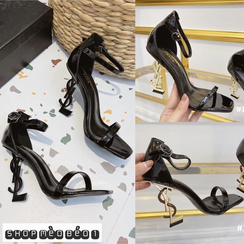 Sandal sl quai ngang gót cách điệu fullbox