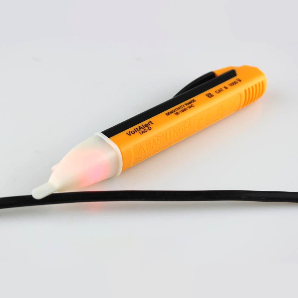Bút Thử Điện, Dò Điện Đứt Cảm Ứng, Phát Hiện Đường Dây Hở Điện - Tặng 2 Pin Aaa