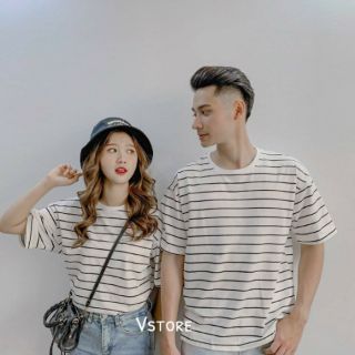 Áo đôi nam nữ tình yêu - sọc kẻ