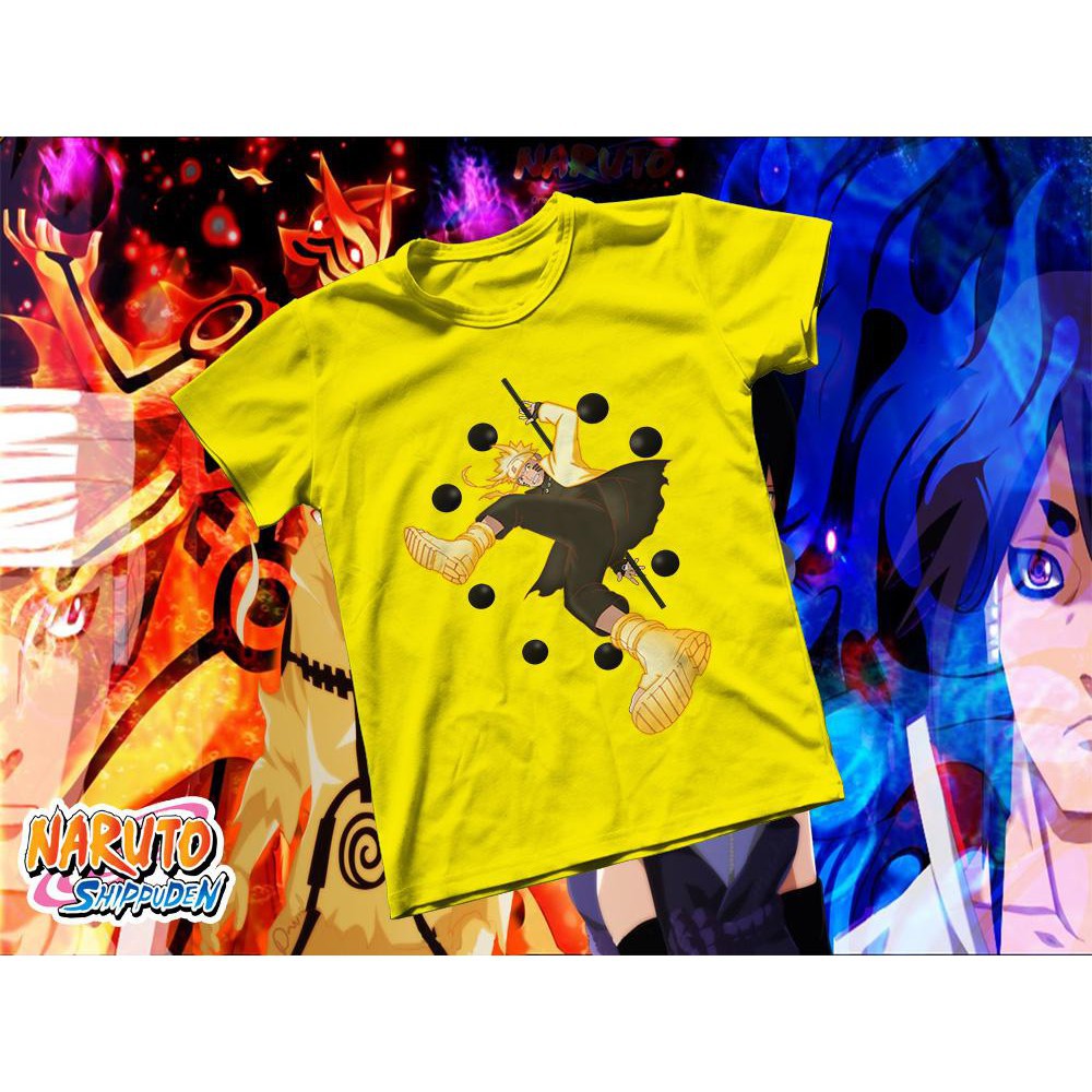 Áo thun Cotton Unisex - Anime - Naruto - Naruto lục đạo tiên thuật