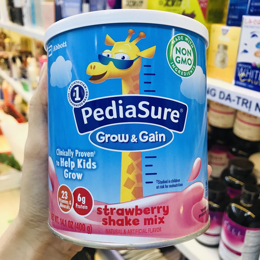 🥛🦒🦒🦒🥛 Sữa bột Pediasure hươu cao cổ USA Pediasure Grow & Gain 400g New 🇺🇸🇺🇸🇺🇸