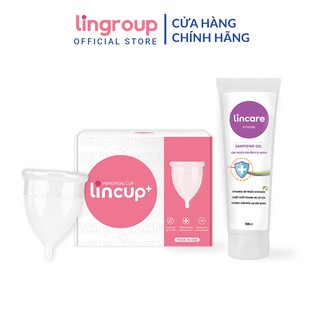 Tặng Gel rửa tay khô Lincare Hygiene 125ml khi mua cốc nguyệt san Lincup