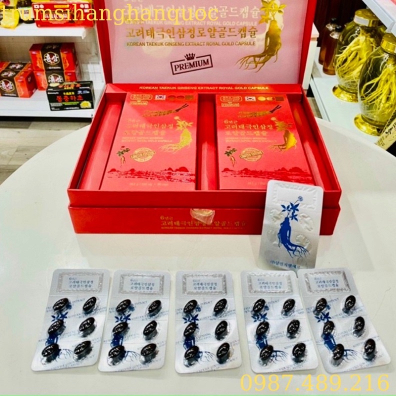 Thiên Sâm Đông Trùng Hạ Thảo Hàn Quốc Hộp 180 Viên [ Hàng Mới Về ]