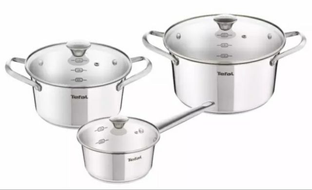 BỘ NỒI INOX TEFAL SIMPLEO 3 CÁI (B907S644)