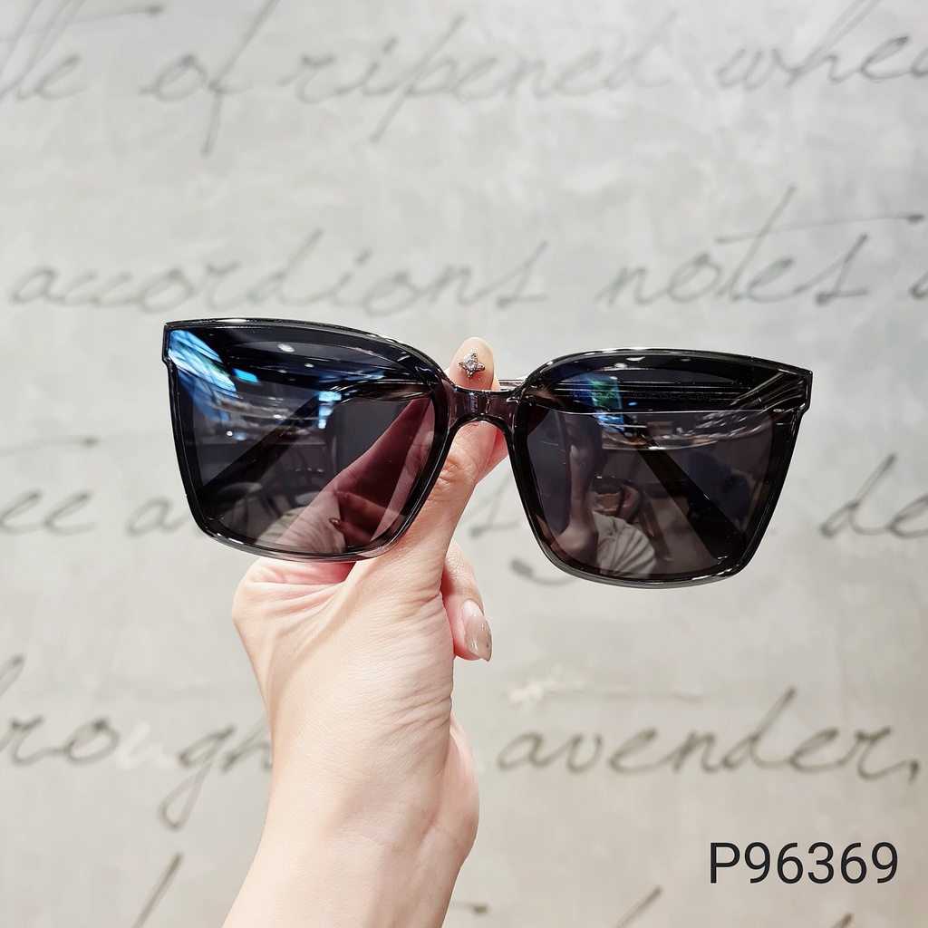 Kính râm mắt vuông nam nữ LILYEYEWEAR chất liệu nhựa thanh nhẹ dễ đeo chống tia UV400 kiểu dáng thời trang p96369