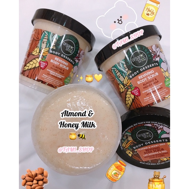 Tẩy Da Chết Body Organic Shop Body Desserts Body Scrub