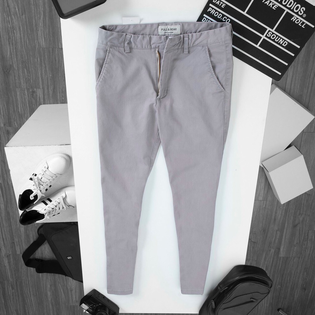 Quần Kaki Nam Cao Cấp Pull & Bear