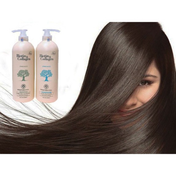 Cặp Dầu Gội Xả BIOTIN Trắng - BIOTIN COLLAGEN Giảm Rụng Tóc Phục Hồi Khô Sơ Hư Tổn 1000ML | BigBuy360 - bigbuy360.vn