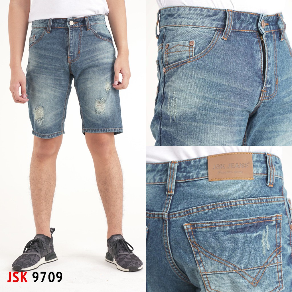 Quần Short Jean Nam Co Giãn Size Lớn 6 Màu Sắc Lựa Chọn