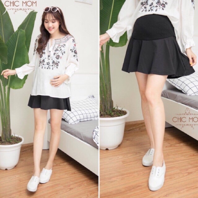 Chân váy xoè kèm quần trong