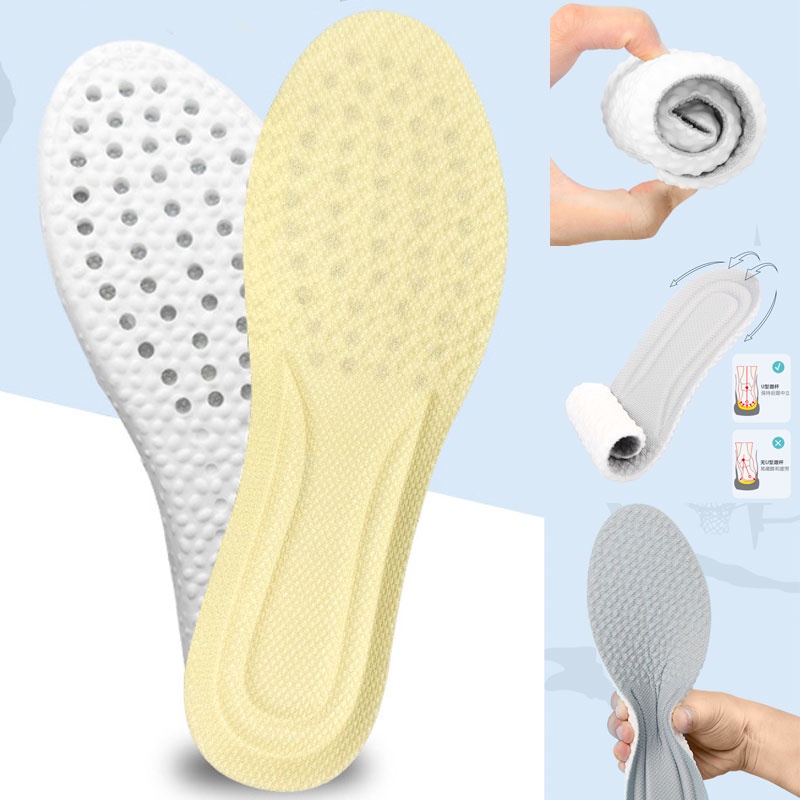 Miếng Lót Giày Thể Thao Khử Mùi Thấm Hút Tốt Thoáng Khí Cho Nam Và Nữ